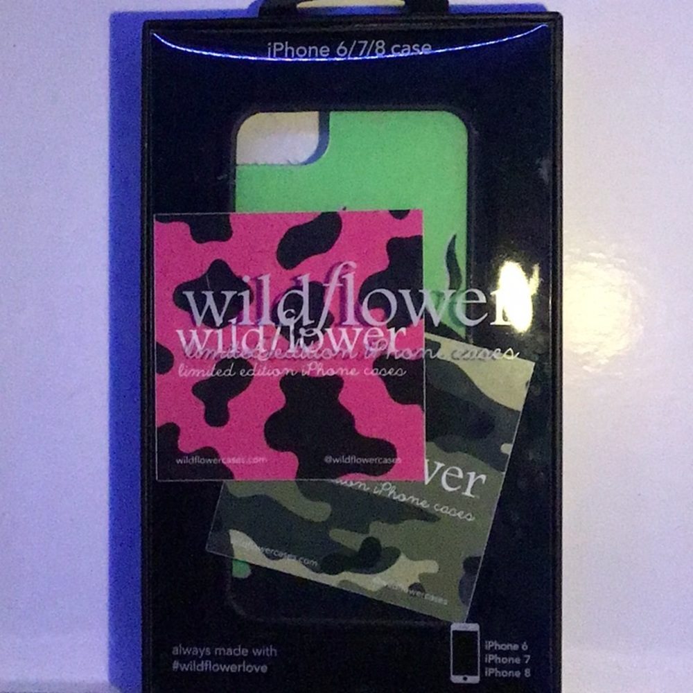 Neon Flame Wildflower Case 🌿 for a iPhone 6/7/8